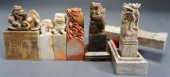 COLLECTION OF SIX CHINESE CARV