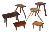 COLLECTION OF SIX EARLY FOOT S