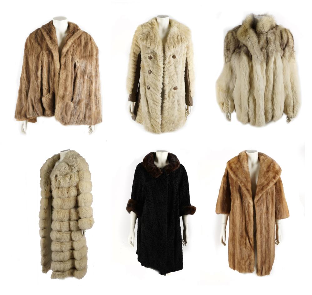 COLLECTION OF SIX FUR