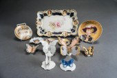 COLLECTION OF SIX GERMAN PORCE