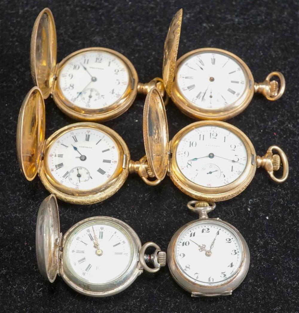 COLLECTION OF SIX LADIES' POCKET