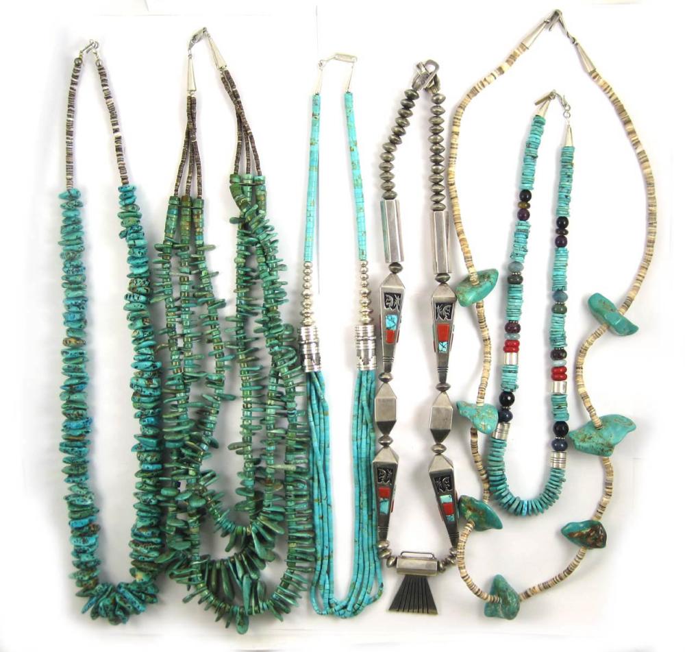 COLLECTION OF SIX NATIVE AMERICAN