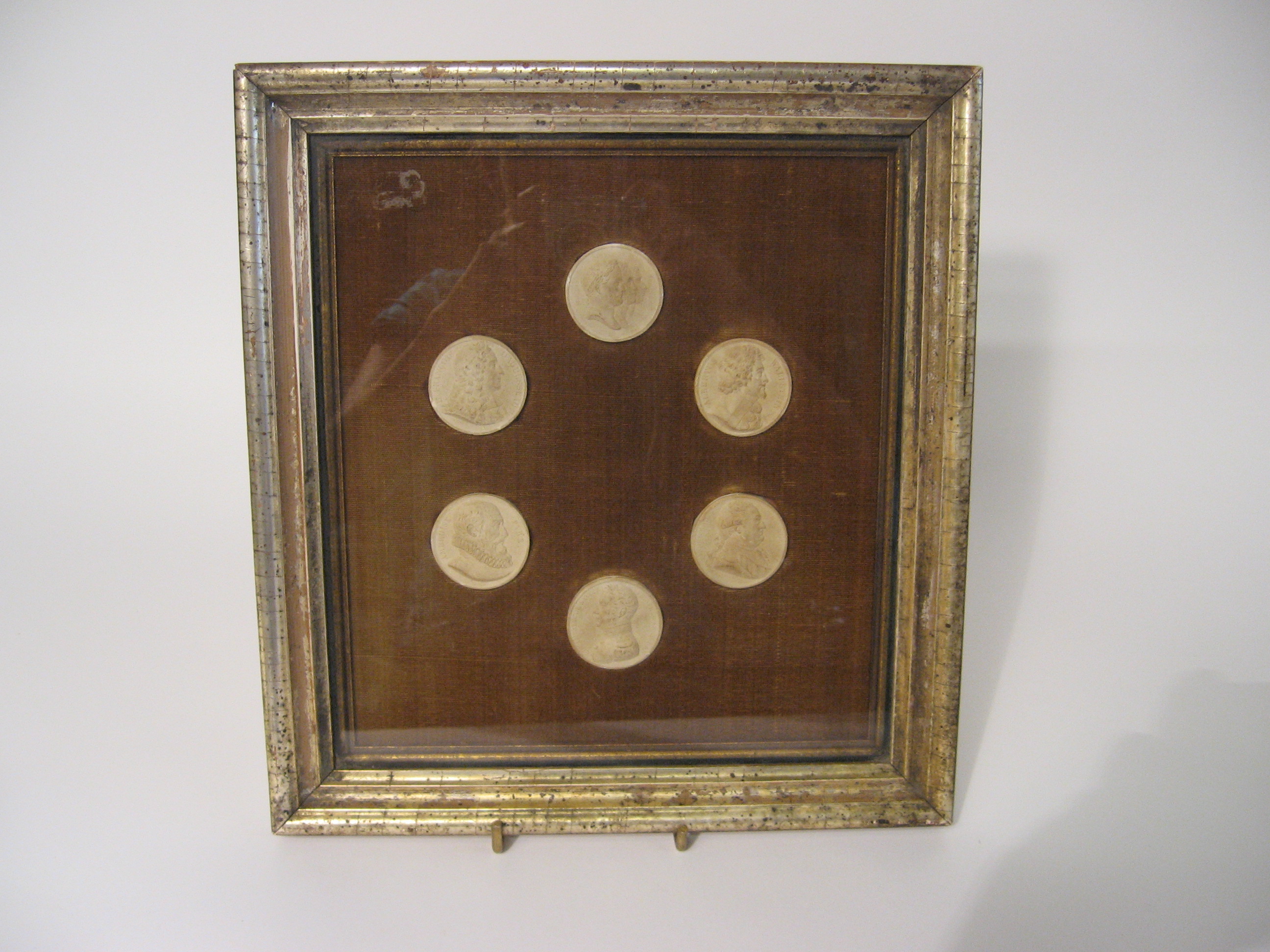 Collection of six plaster intaglios