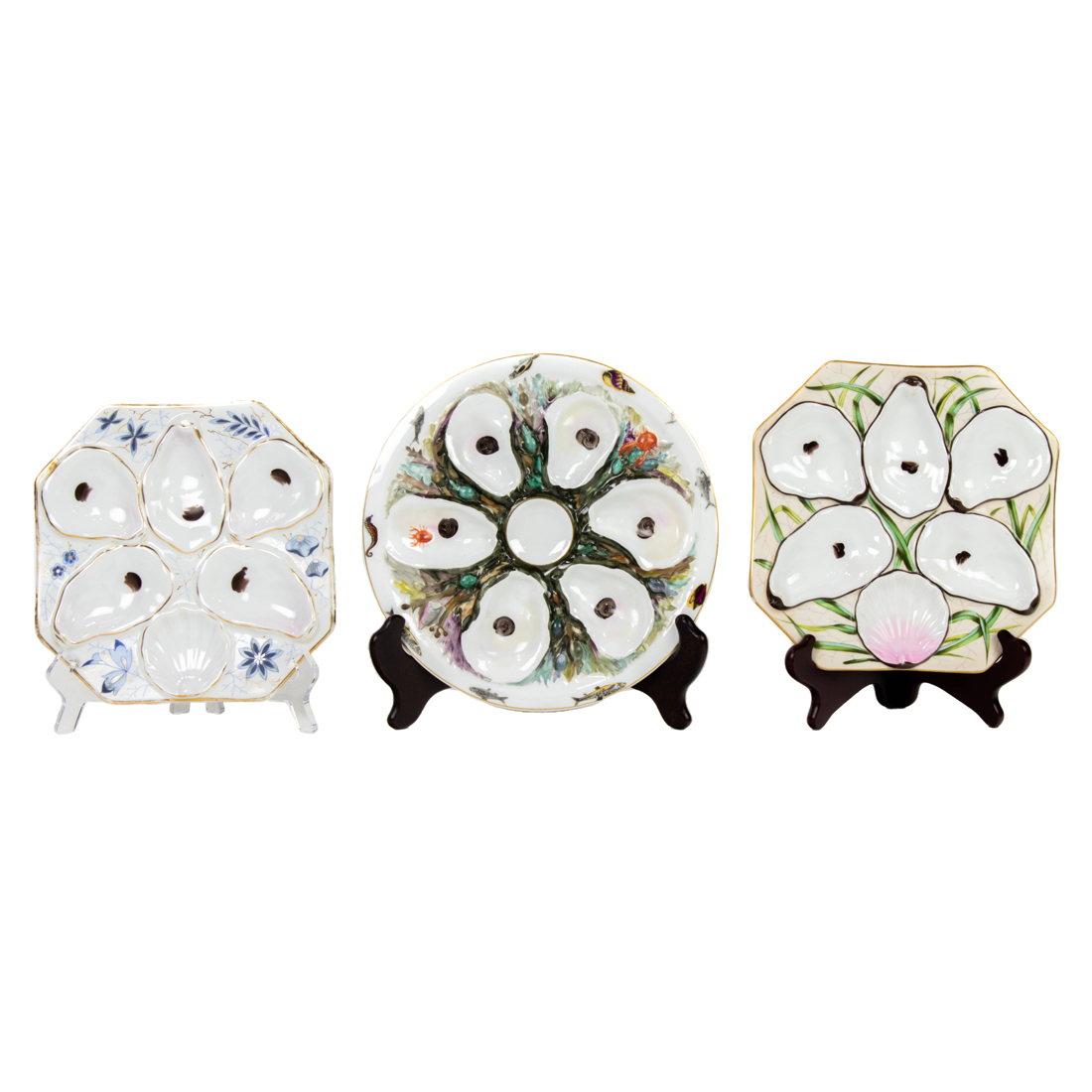 COLLECTION OF SIX PORCELAIN