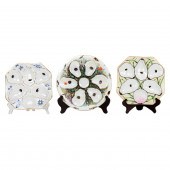 COLLECTION OF SIX PORCELAIN OY