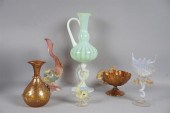 COLLECTION OF SIX VENETIAN GLA