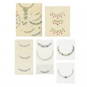 COLLECTION OF SIX VINTAGE JEWE