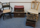 COLLECTION OF SIX WOOD FURNISH