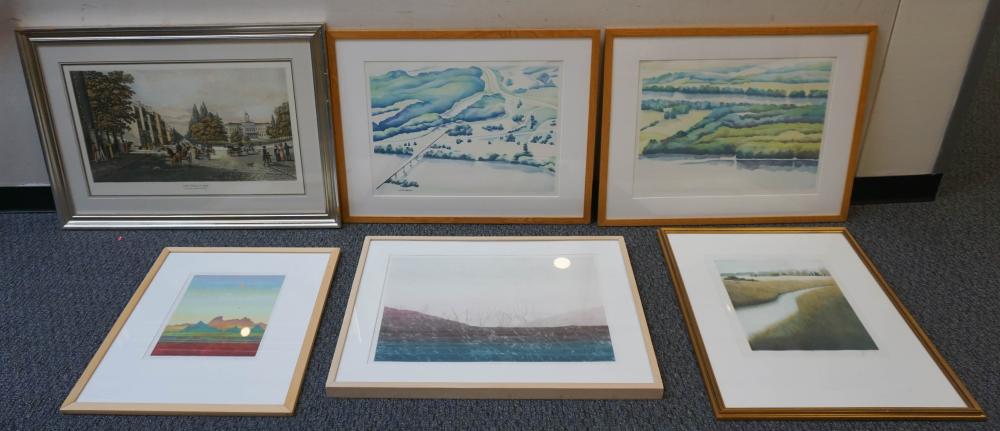 COLLECTION OF SIX WORKS OF