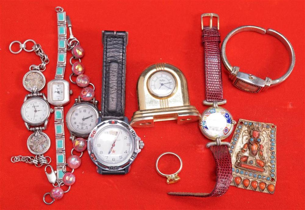 COLLECTION OF SIX WRISTWATCHES, A