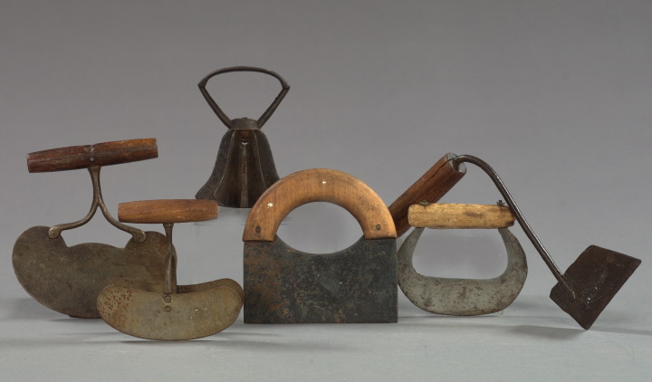 Collection of Six Wrought-Iron Food