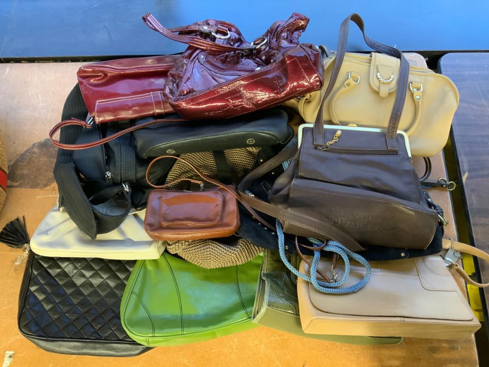 COLLECTION OF SIXTEEN LEATHER SUEDE