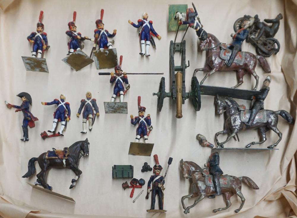 COLLECTION OF SIXTEEN PAINTED