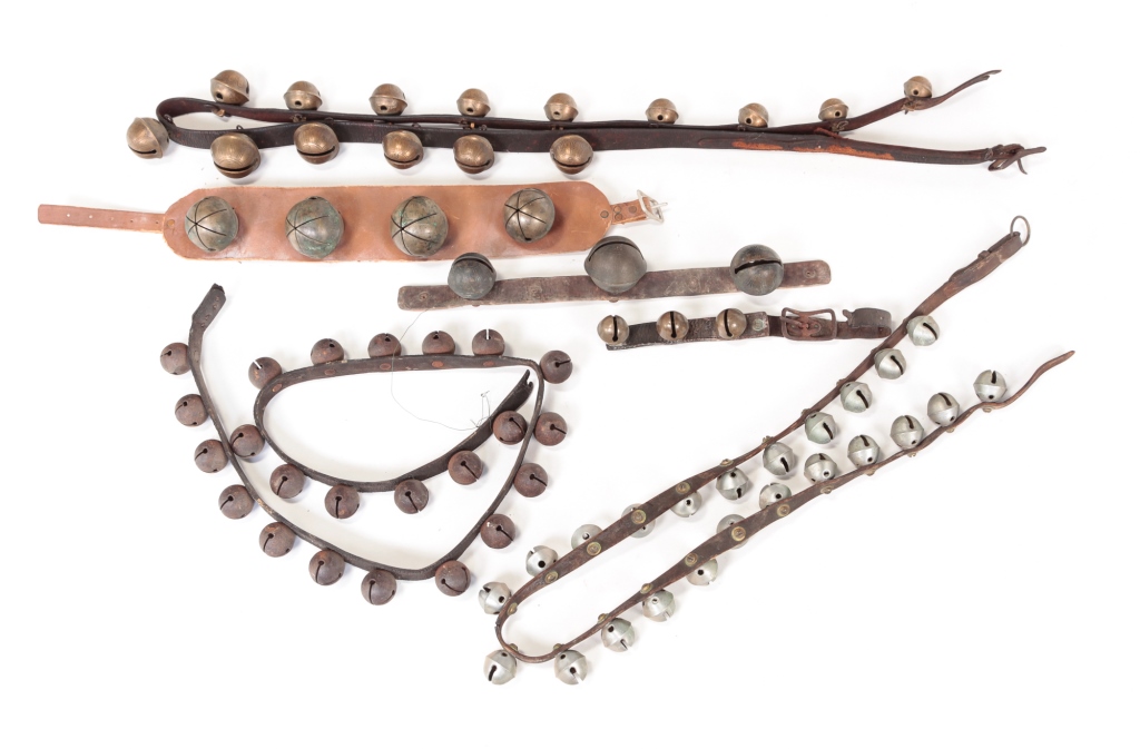 COLLECTION OF SLEIGH BELLS.