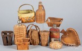 COLLECTION OF SMALL BASKETRY I