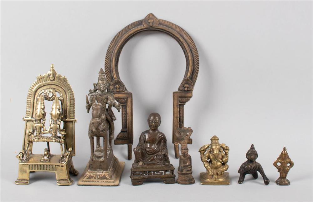 COLLECTION OF SMALL BRONZES AND