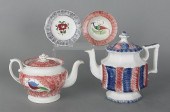 Collection of spatterware 19th