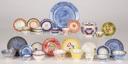 COLLECTION OF SPATTERWARECollection