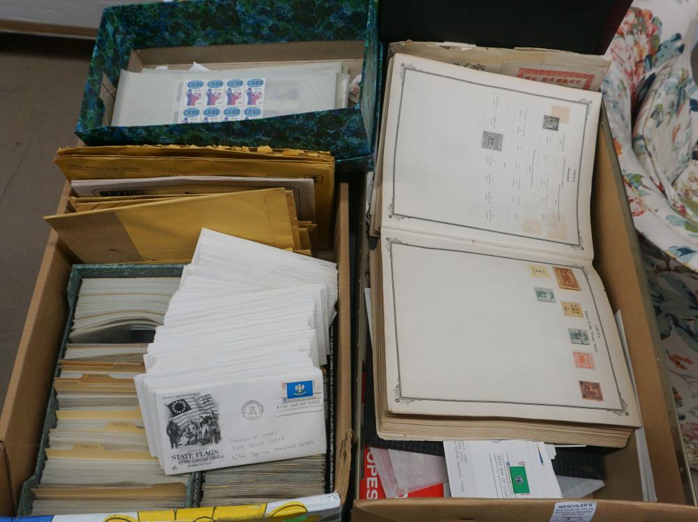 COLLECTION OF STAMPS AND