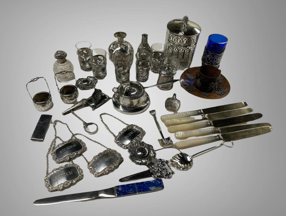 COLLECTION OF STERLING AND