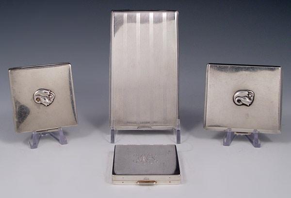 COLLECTION OF STERLING COMPACT /