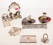 COLLECTION OF STERLING DESK AC