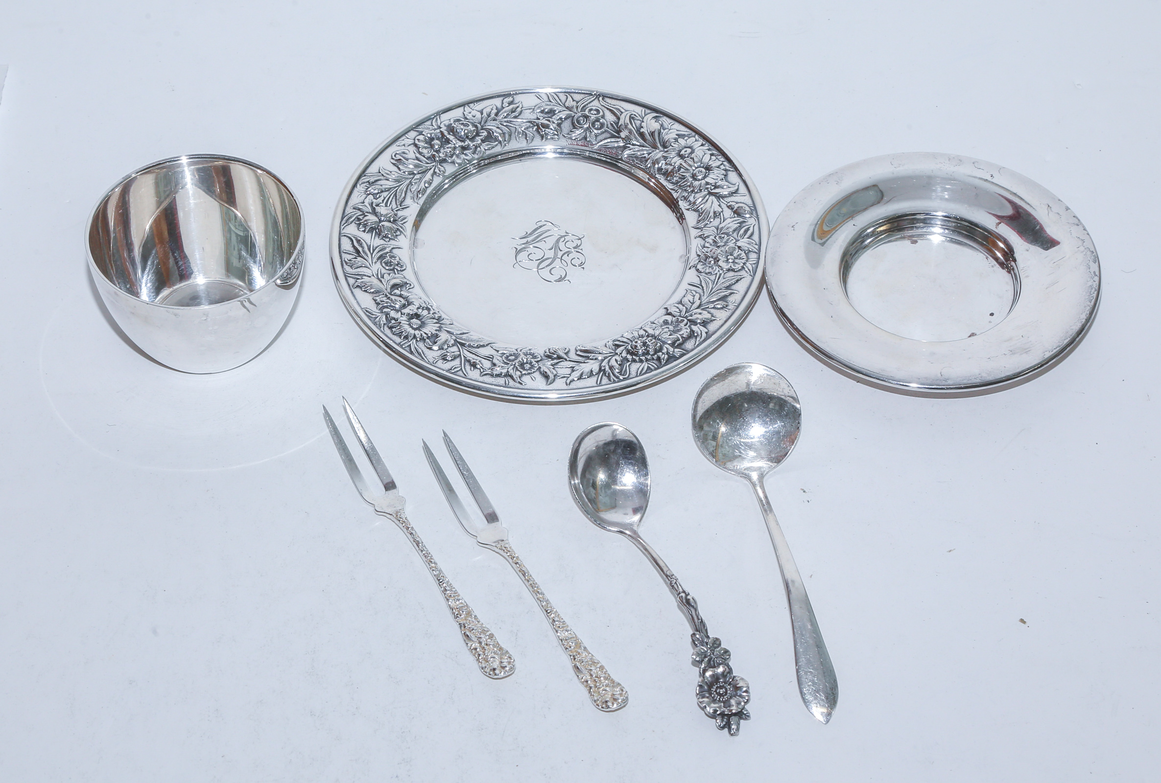 COLLECTION OF STERLING FLATWARE &