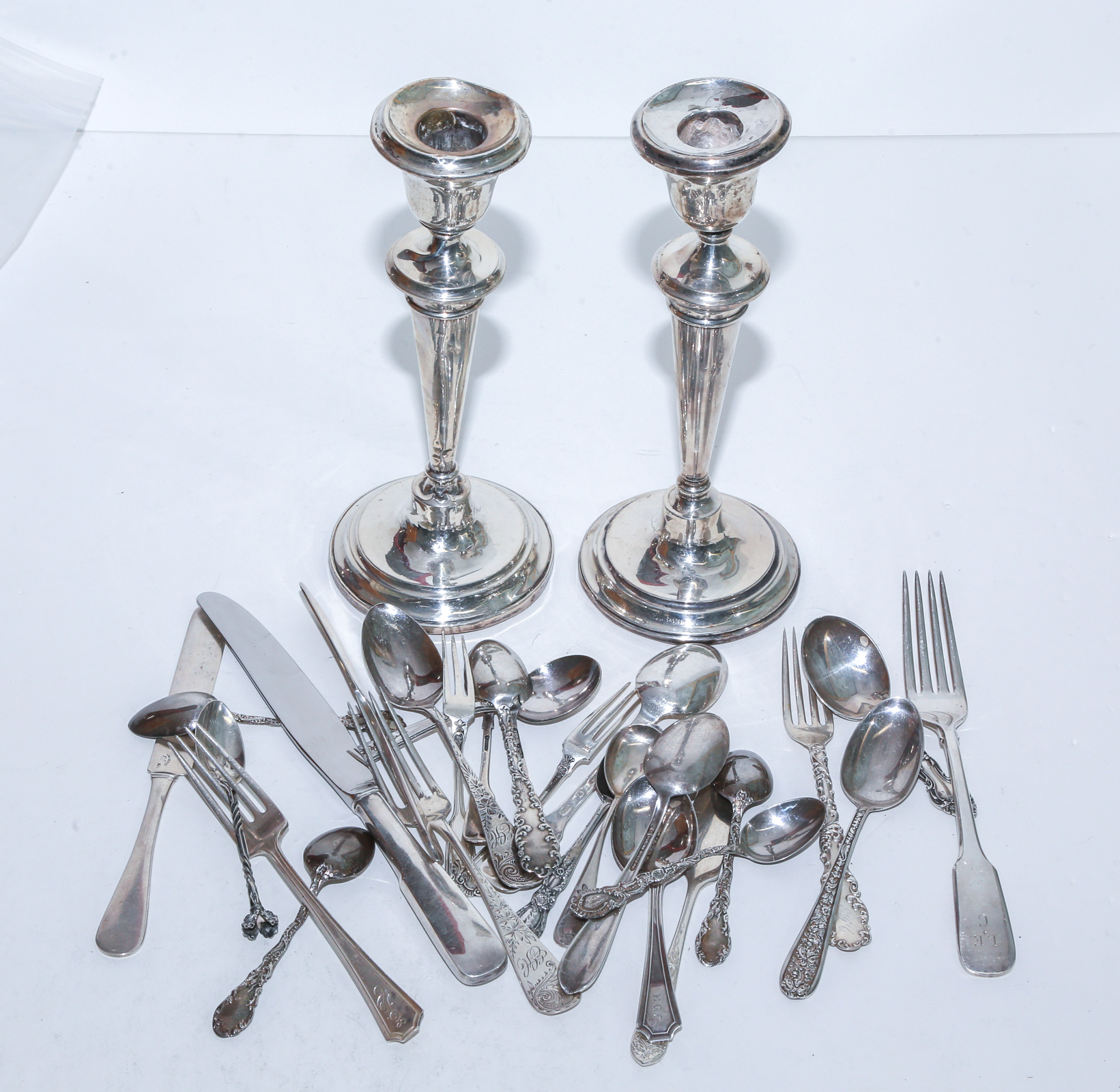 COLLECTION OF STERLING FLATWARE &