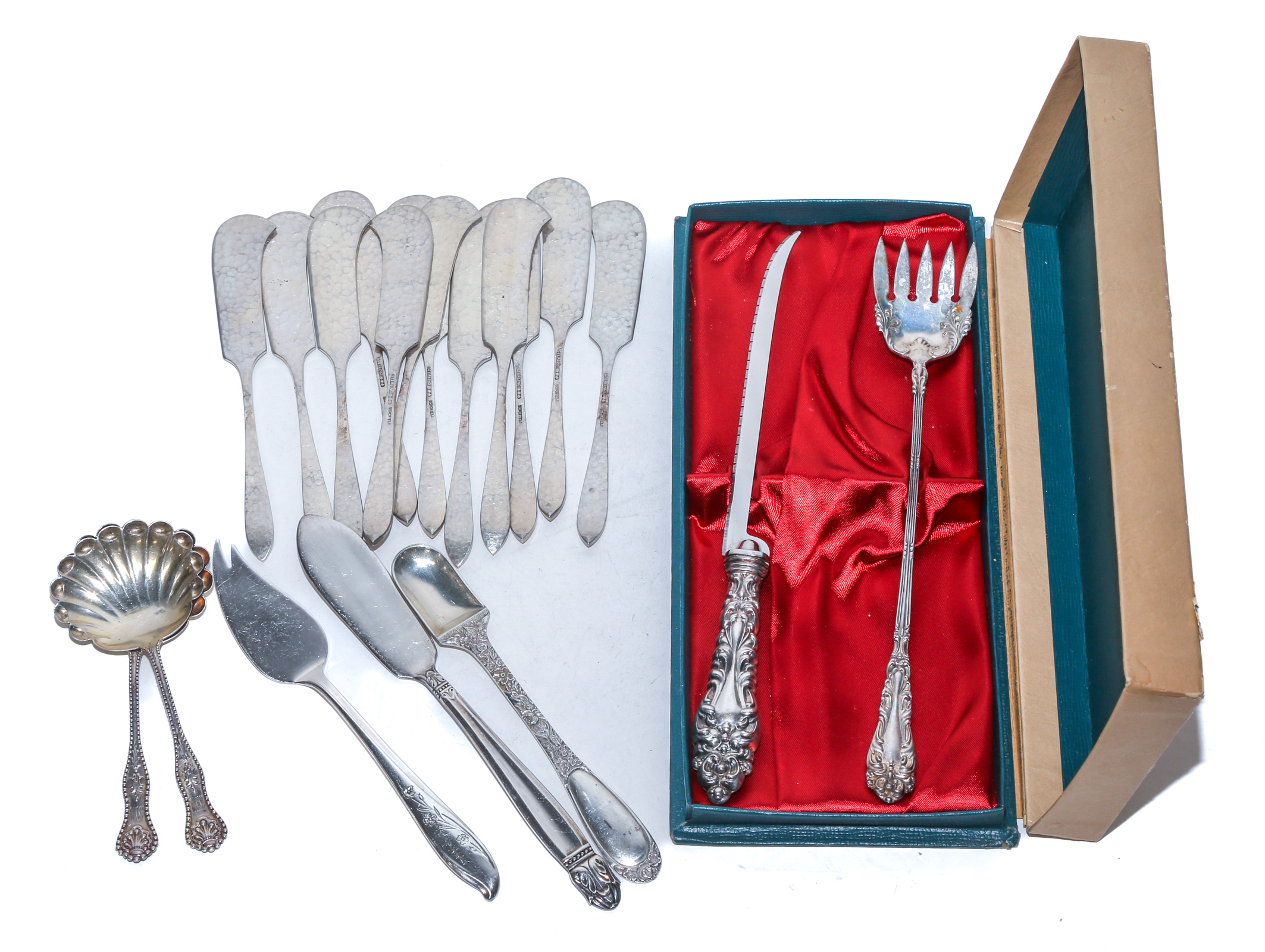 COLLECTION OF STERLING FLATWARE &