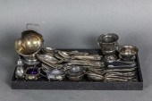 COLLECTION OF STERLING FLATWAR