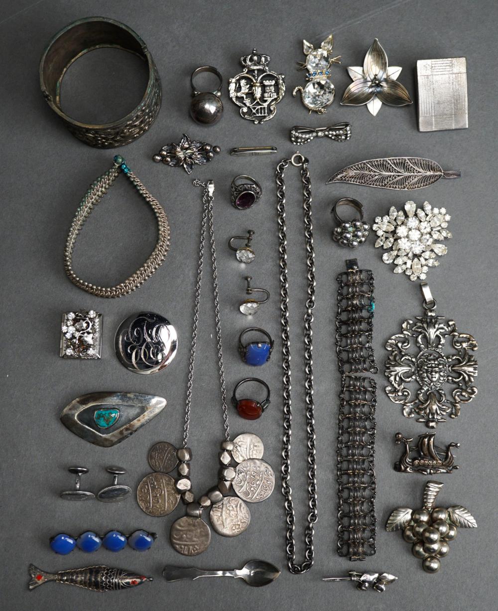 COLLECTION OF STERLING, LESSER, AND