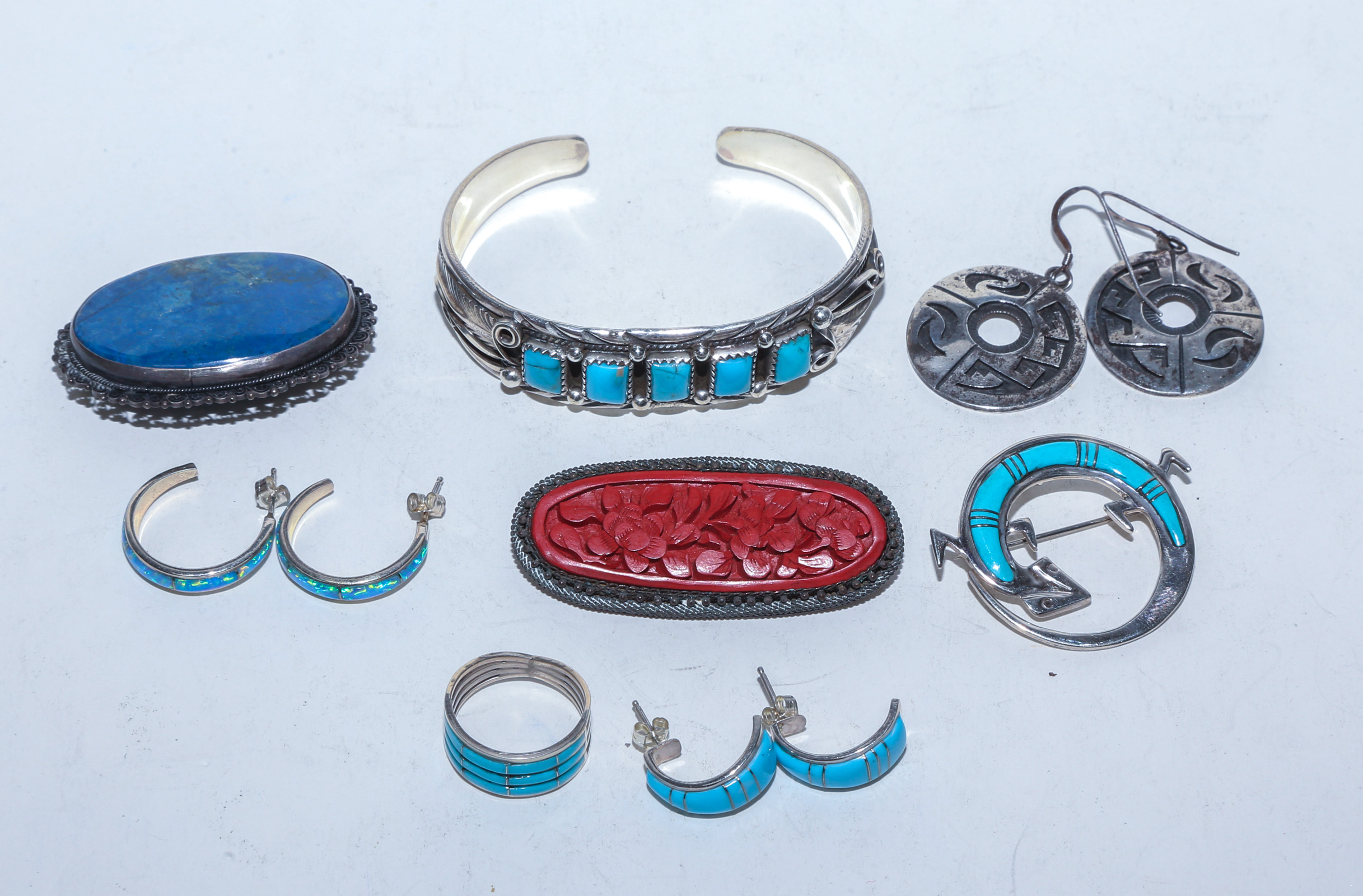 COLLECTION OF STERLING NATIVE