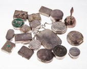 COLLECTION OF STERLING OBJETS