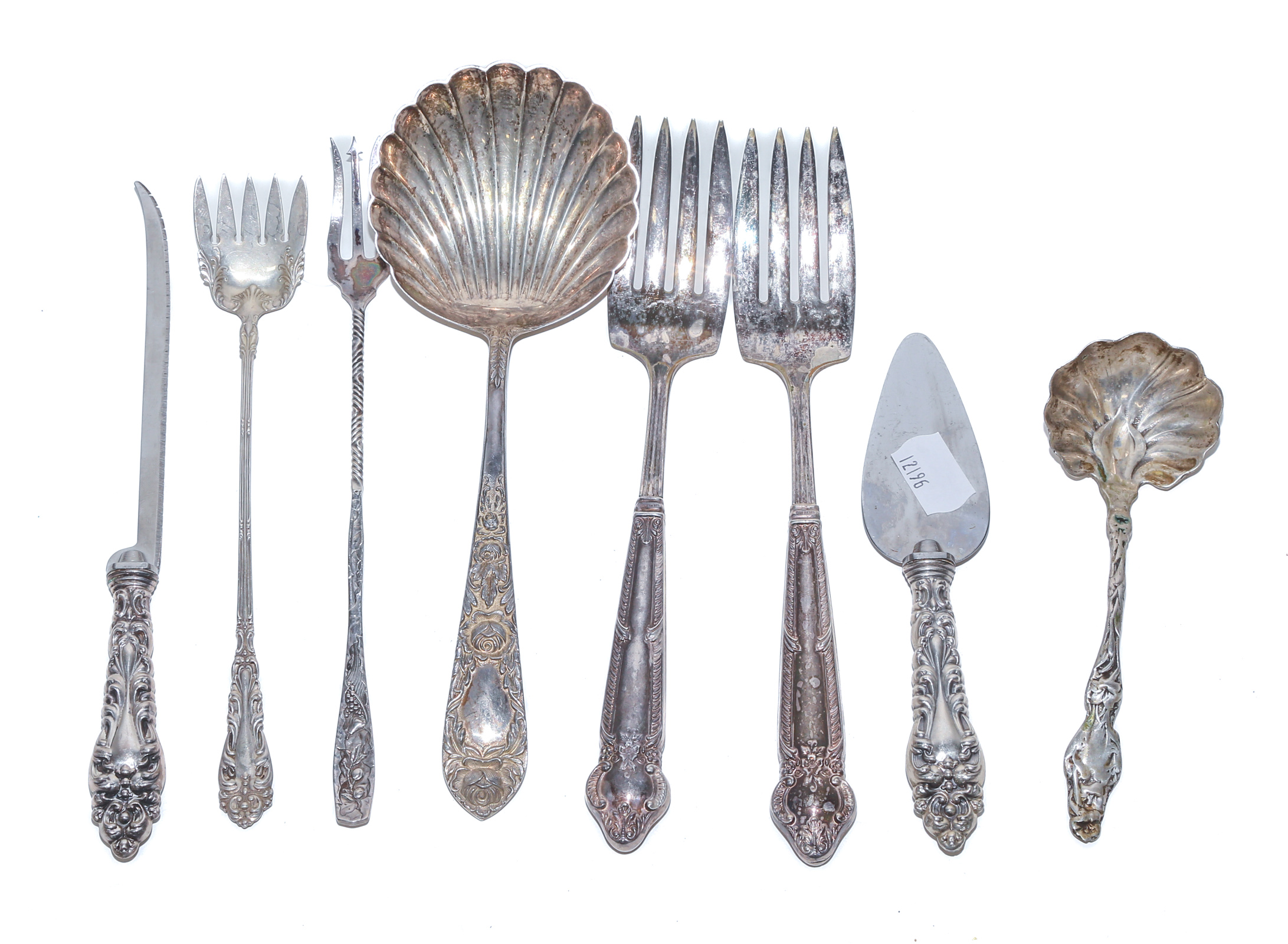 COLLECTION OF STERLING SERVING