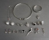 COLLECTION OF STERLING SILVER