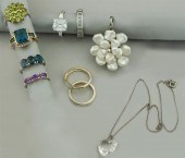 COLLECTION OF STERLING SILVER