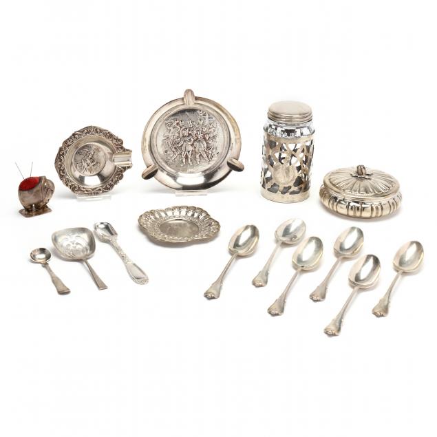 COLLECTION OF STERLING SILVER