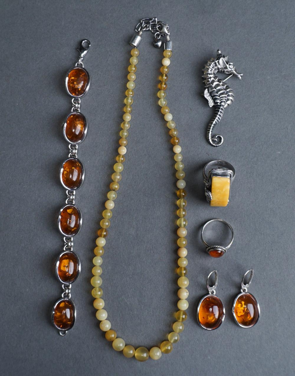 COLLECTION OF STERLING SILVER