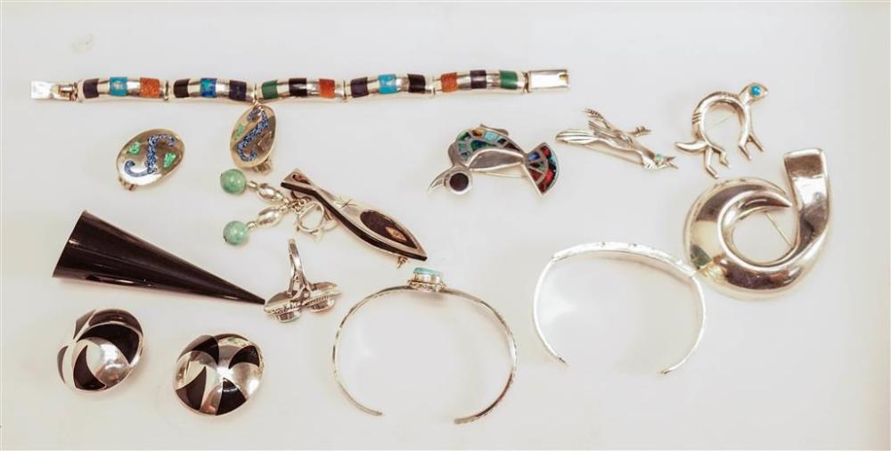 COLLECTION OF STERLING SILVER