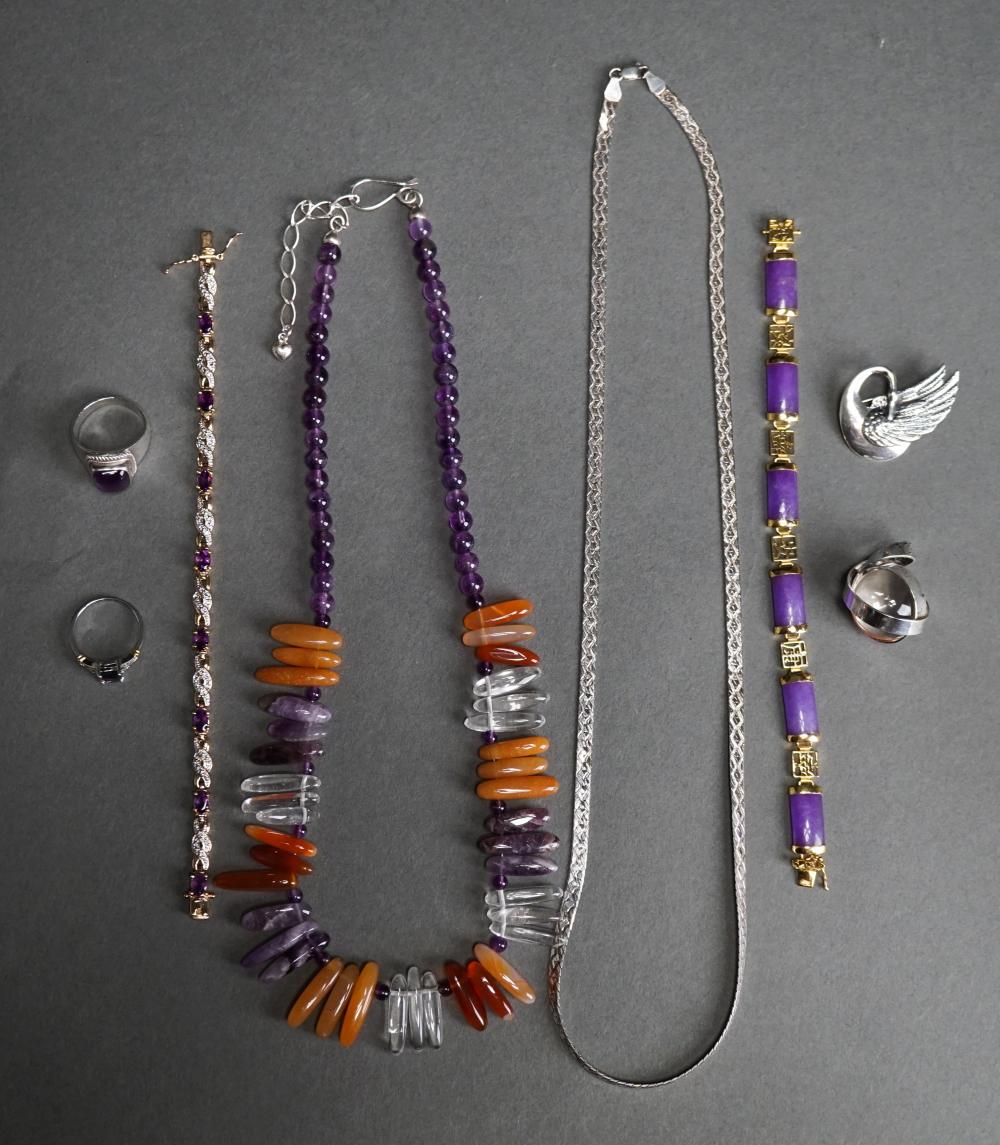 COLLECTION OF STERLING SILVER