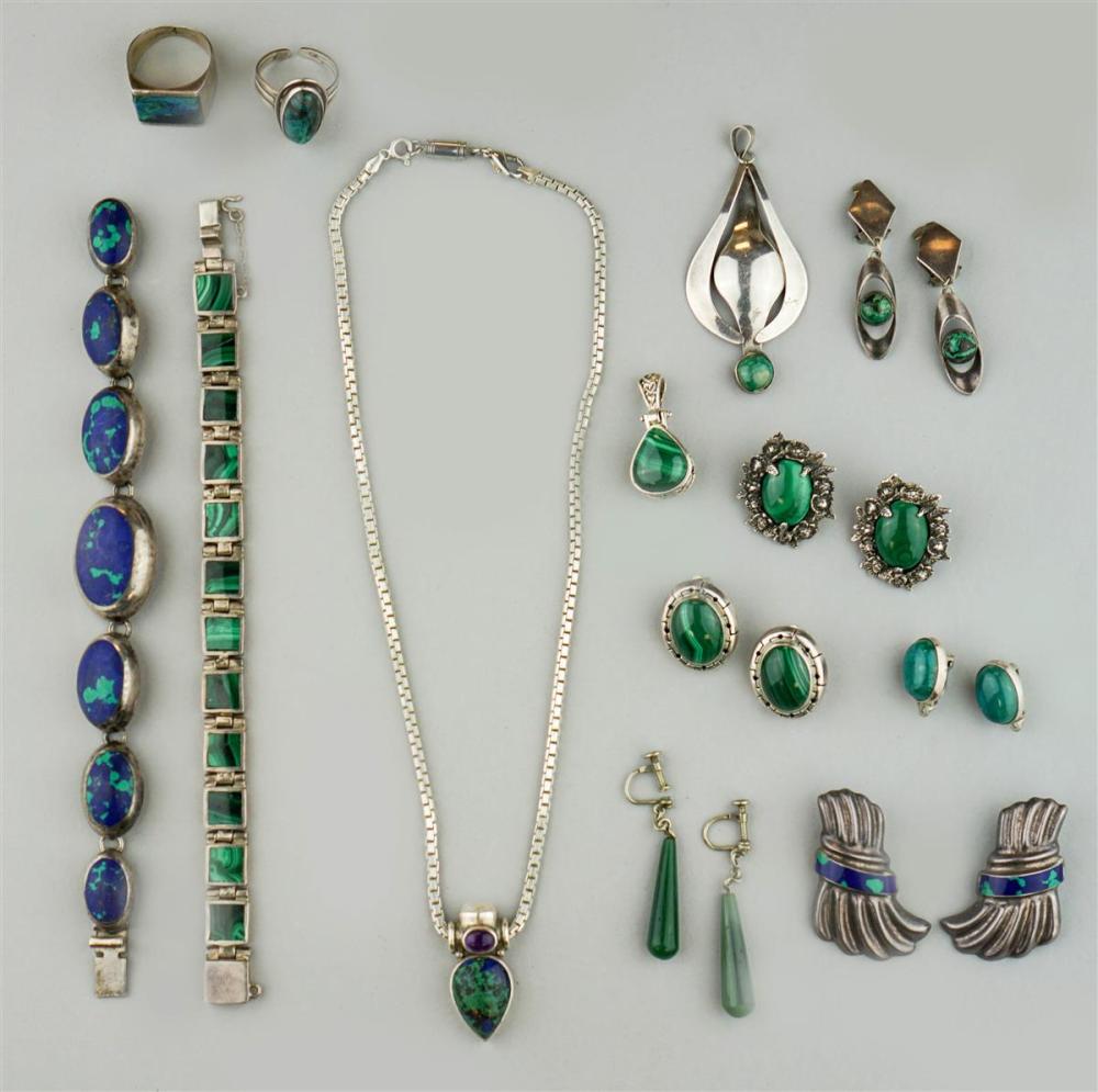 COLLECTION OF STERLING SILVER,