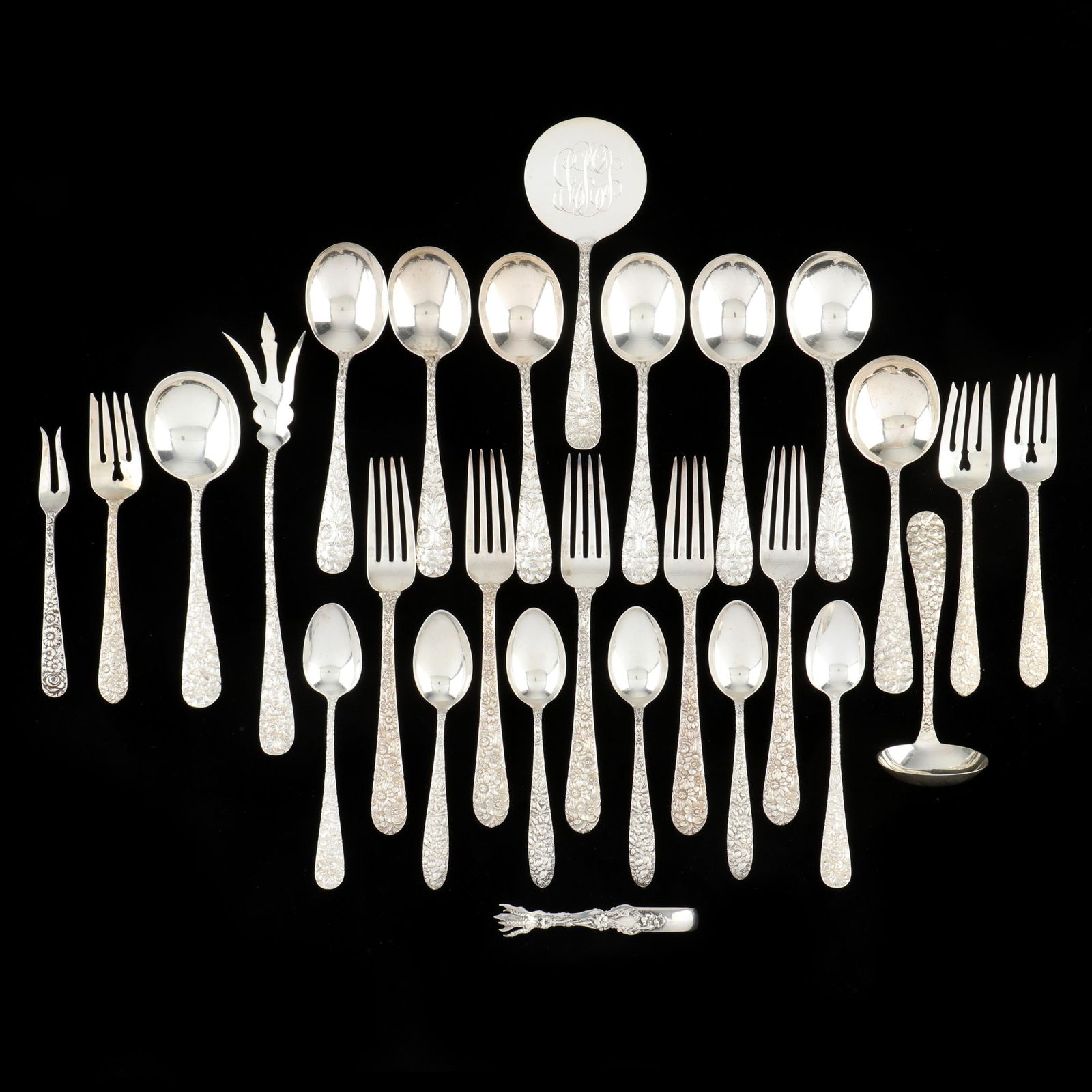 COLLECTION OF STERLING SILVER