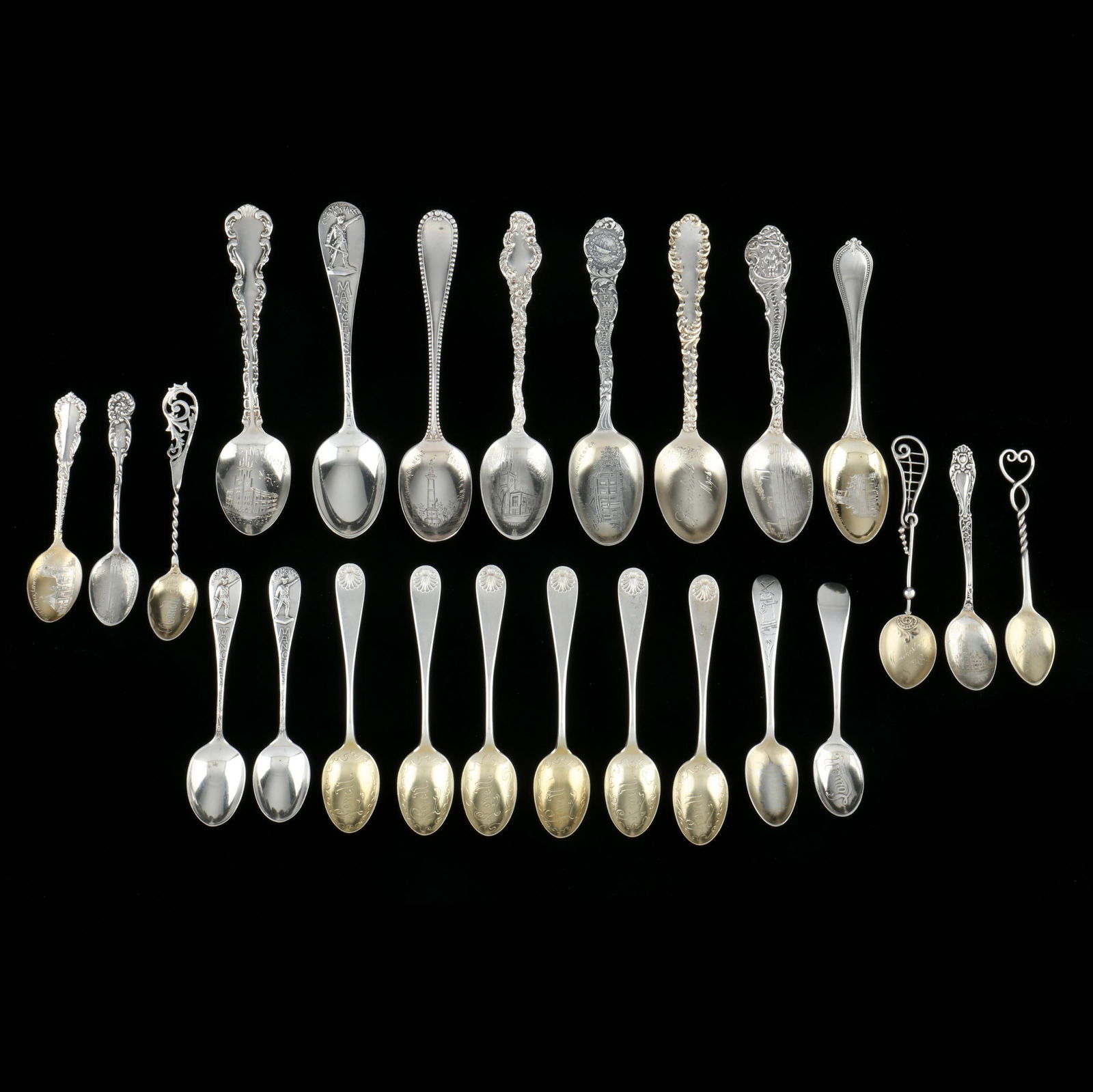 COLLECTION OF STERLING SILVER