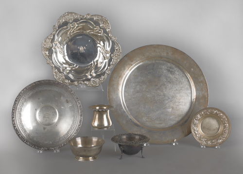 Collection of sterling silver
