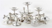 Collection of sterling table a