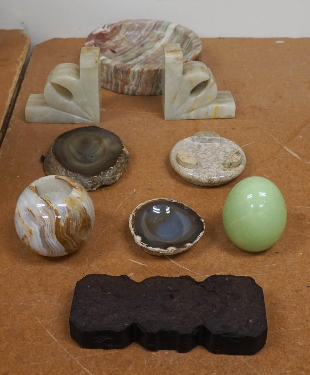 COLLECTION OF STONE TABLE