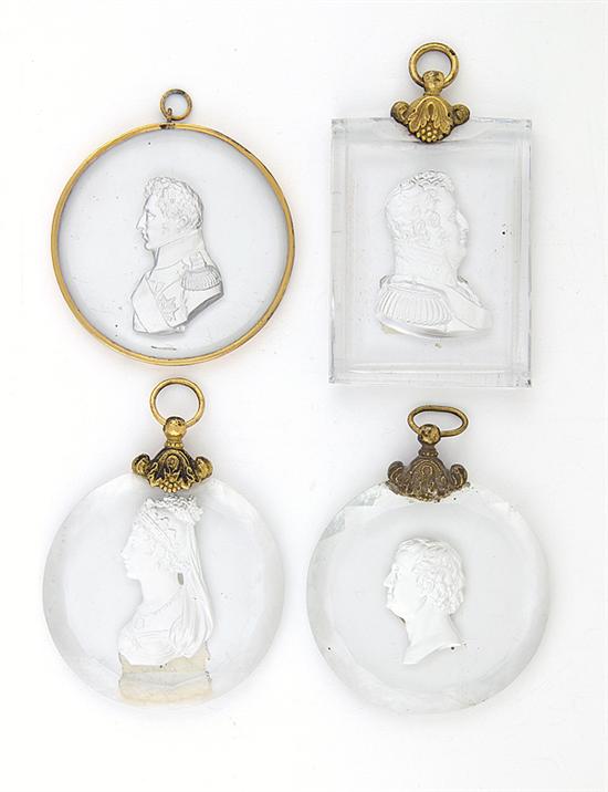 Collection of sulfide medallions