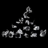 COLLECTION OF SWAROVSKI CUT CR