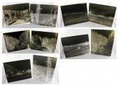 COLLECTION OF TEN GLASS NEGATI