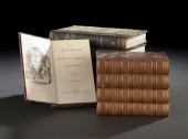 Collection of Ten Leather-Boun